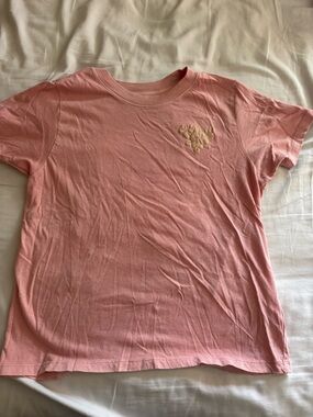 O'Neill Pink Short Sleeve Tee with Heart Patch